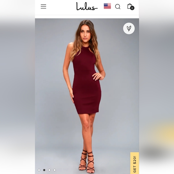 Lulu’s Endlessly Alluring Plum Purple Lace Open Back Bodycon Dress size M new - Picture 2 of 10